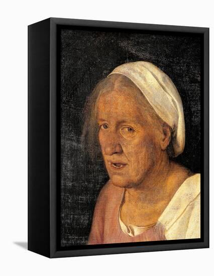 Old Woman (With Time)-Giorgione-Framed Stretched Canvas