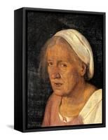 Old Woman (With Time)-Giorgione-Framed Stretched Canvas