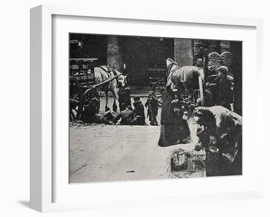 Old Women Scavenging, East End of London-Peter Higginbotham-Framed Photographic Print