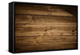 Old Wood Background-Ralko-Framed Stretched Canvas