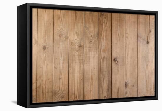 Old Wood Background-andreusK-Framed Stretched Canvas