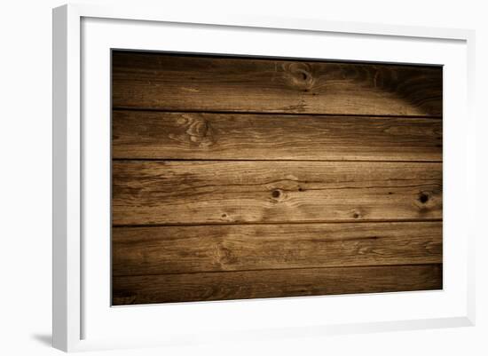 Old Wood Background-Ralko-Framed Photographic Print