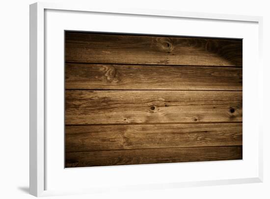 Old Wood Background-Ralko-Framed Photographic Print