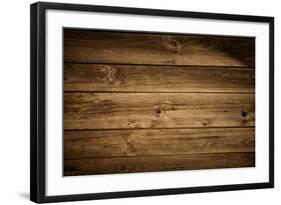 Old Wood Background-Ralko-Framed Photographic Print