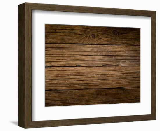 Old Wood Background-Marco Mayer-Framed Photographic Print