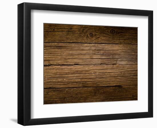 Old Wood Background-Marco Mayer-Framed Photographic Print