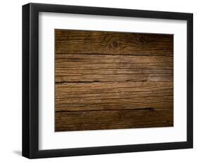 Old Wood Background-Marco Mayer-Framed Photographic Print