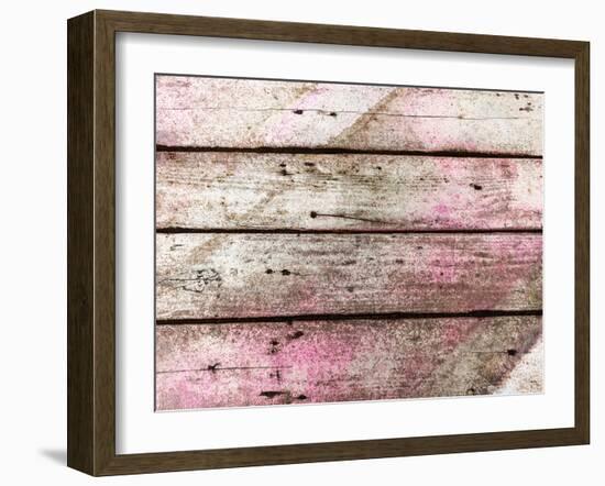 Old Wood Planks, Perfect Background-Elena Larina-Framed Photographic Print