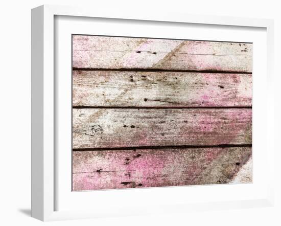 Old Wood Planks, Perfect Background-Elena Larina-Framed Photographic Print