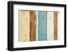 Old Wood Planks Texture-tomgigabite-Framed Photographic Print