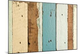 Old Wood Planks Texture-tomgigabite-Mounted Photographic Print