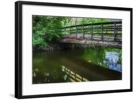 Old Wooden Bridge Over Brook-Anthony Paladino-Framed Giclee Print