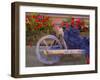 Old Wooden Cart with Fresh-Cut Lavender, Sault, Provence, France-Jim Zuckerman-Framed Photographic Print