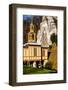 Old Wooden Chapel on Water - Ojcow, Poland.-Curioso Travel Photography-Framed Photographic Print