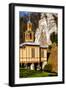 Old Wooden Chapel on Water - Ojcow, Poland.-Curioso Travel Photography-Framed Photographic Print