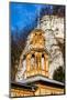 Old Wooden Chapel on Water - Ojcow, Poland.-Curioso Travel Photography-Mounted Photographic Print