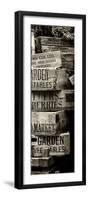 Old Wooden Crates used on Markets in London - Portobello Road Market - Notting Hill - Door Poster-Philippe Hugonnard-Framed Photographic Print