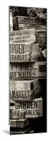 Old Wooden Crates used on Markets in London - Portobello Road Market - Notting Hill - Door Poster-Philippe Hugonnard-Mounted Photographic Print