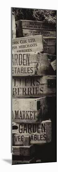 Old Wooden Crates used on Markets in London - Portobello Road Market - Notting Hill - Door Poster-Philippe Hugonnard-Mounted Photographic Print