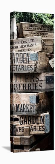 Old Wooden Crates used on Markets in London - Portobello Road Market - Notting Hill - Door Poster-Philippe Hugonnard-Stretched Canvas