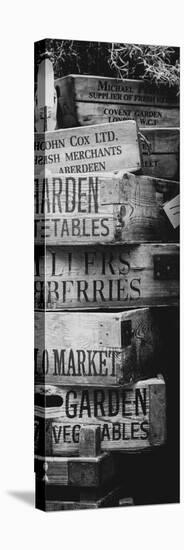 Old Wooden Crates used on Markets in London - Portobello Road Market - Notting Hill - Door Poster-Philippe Hugonnard-Stretched Canvas