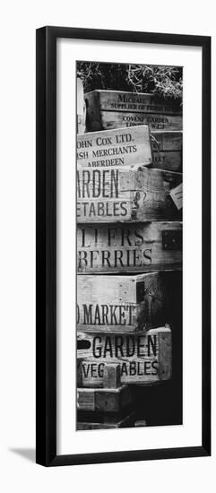 Old Wooden Crates used on Markets in London - Portobello Road Market - Notting Hill - Door Poster-Philippe Hugonnard-Framed Photographic Print