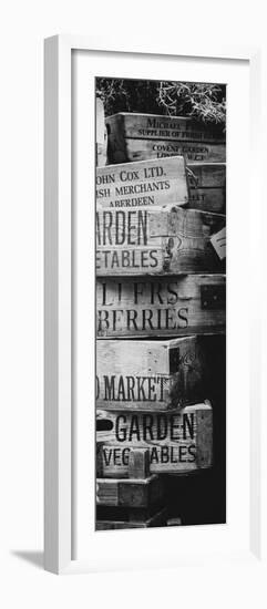 Old Wooden Crates used on Markets in London - Portobello Road Market - Notting Hill - Door Poster-Philippe Hugonnard-Framed Photographic Print