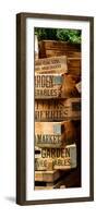 Old Wooden Crates used on Markets in London - Portobello Road Market - Notting Hill - Door Poster-Philippe Hugonnard-Framed Photographic Print