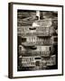 Old Wooden Crates used on Markets in London - Portobello Road Market - Notting Hill - UK - England-Philippe Hugonnard-Framed Photographic Print