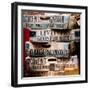 Old Wooden Crates used on Markets in London - Portobello Road Market - Notting Hill - UK - England-Philippe Hugonnard-Framed Photographic Print