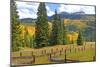 Old Wooden Fence and Autumn Colors in the San Juan Mountains of Colorado-John Alves-Mounted Photographic Print