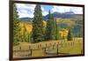 Old Wooden Fence and Autumn Colors in the San Juan Mountains of Colorado-John Alves-Framed Photographic Print
