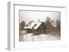 Old Wooden House amongst Winter Snow-basel101658-Framed Photographic Print