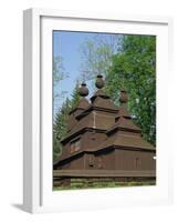 Old Wooden Orthodox Church at Ladomirova, Slovakia, Europe-Strachan James-Framed Photographic Print