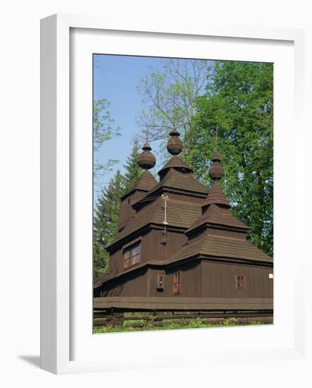Old Wooden Orthodox Church at Ladomirova, Slovakia, Europe-Strachan James-Framed Photographic Print