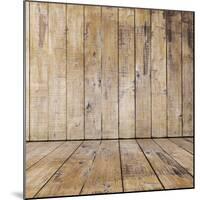 Old Wooden Room, Retro Background-Vlntn-Mounted Photographic Print