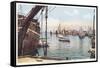 Old Wooden Ship, Nantucket, Massachusetts-null-Framed Stretched Canvas