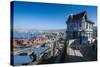 Old Wooden Villa Overlooking the Historic Quarter-Michael Runkel-Stretched Canvas