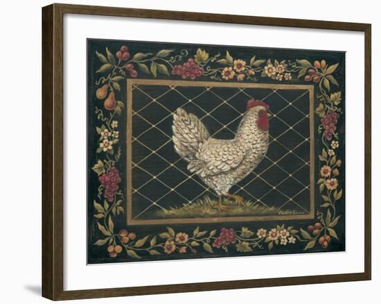 Old World Hen-Kimberly Poloson-Framed Art Print