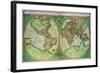 Old World Map 1587-null-Framed Giclee Print