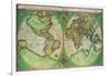 Old World Map 1587-null-Framed Giclee Print