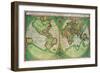 Old World Map 1587-null-Framed Giclee Print