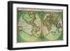 Old World Map 1587-null-Framed Giclee Print