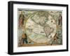 Old World Map 1597-null-Framed Giclee Print