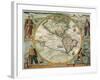 Old World Map 1597-null-Framed Giclee Print