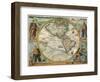 Old World Map 1597-null-Framed Giclee Print