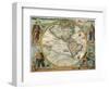 Old World Map 1597-null-Framed Giclee Print