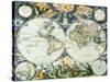 Old World Map 1666-Pieter Goos-Stretched Canvas