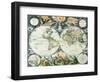 Old World Map 1666-Pieter Goos-Framed Giclee Print