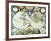 Old World Map 1666-Pieter Goos-Framed Giclee Print